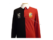 British & Irish Lions Red & Black Rugby Shirt