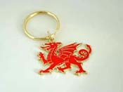 Wales Dragon Key Ring