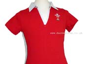 Ladies Wales WRU Rugby Shirt 